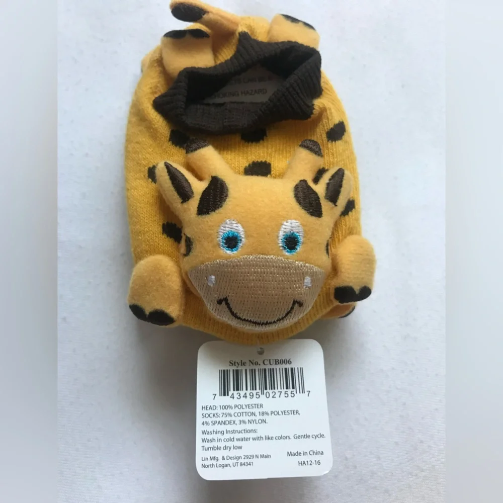 Wild Habitat infant no slip novelty socks/slippers. Set of 5 pairs!